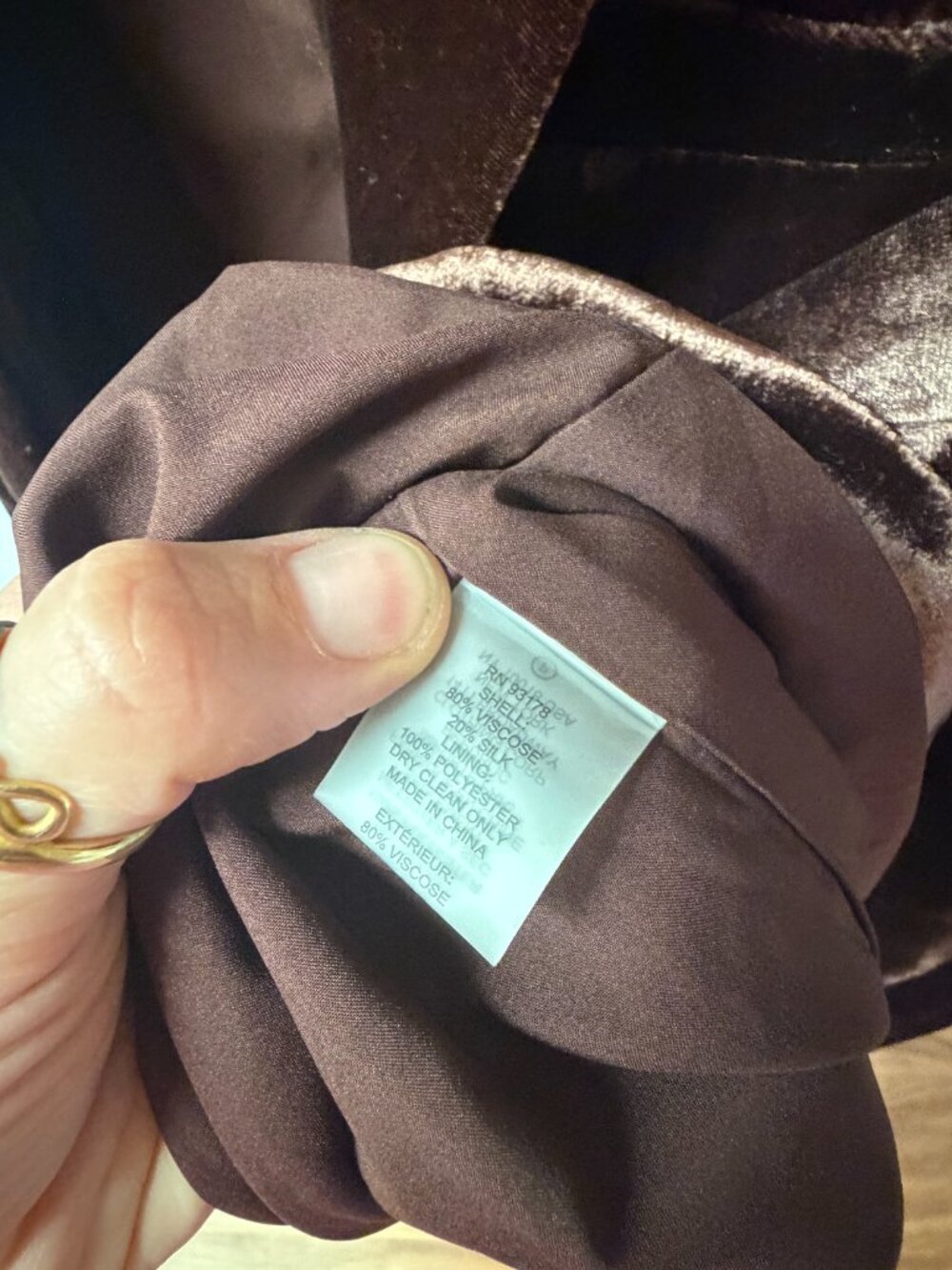 Elie Tahari Veronica Velvet Blazer 16 EUC - Picture 5 of 10
